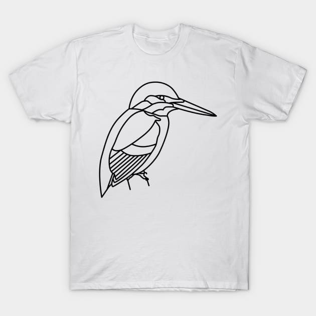 Kingfisher T-Shirt by Radradrad